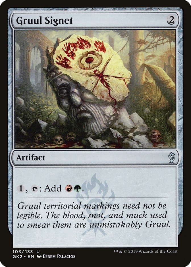 Gruul Signet [Ravnica Allegiance Guild Kit] | Good Games Morley