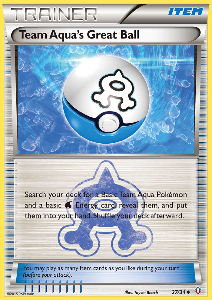 Team Aqua's Great Ball (27/34) [XY: Double Crisis] | Good Games Morley