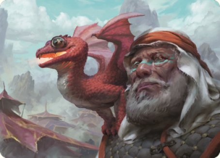 Dragon Whelp Art Card [Dominaria United Art Series] | Good Games Morley
