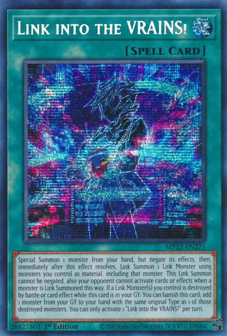 Link into the VRAINS! [MP22-EN271] Prismatic Secret Rare | Good Games Morley