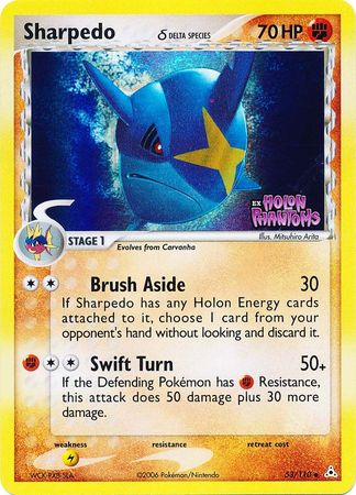 Sharpedo (53/110) (Delta Species) (Stamped) [EX: Holon Phantoms] | Good Games Morley
