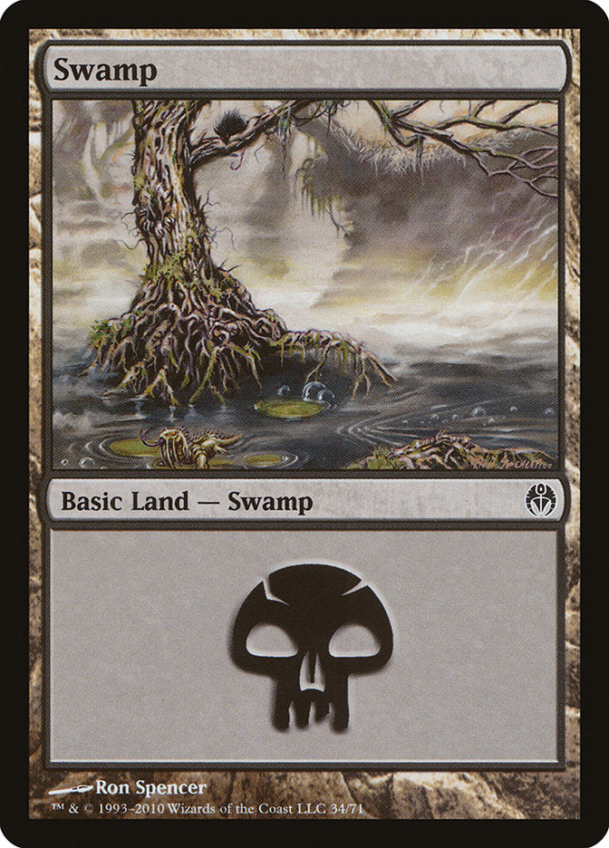 Swamp (34) [Duel Decks: Phyrexia vs. the Coalition] | Good Games Morley
