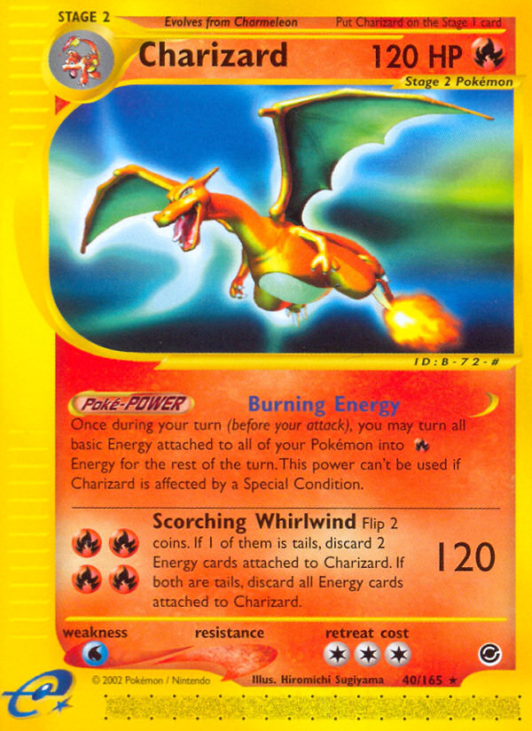 Charizard (40/165) [Expedition: Base Set] | Good Games Morley
