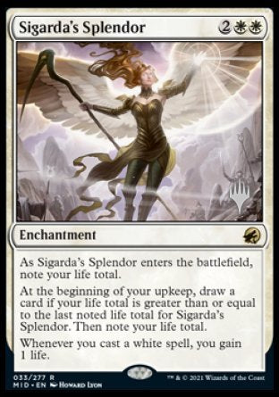 Sigarda's Splendor (Promo Pack) [Innistrad: Midnight Hunt Promos] | Good Games Morley