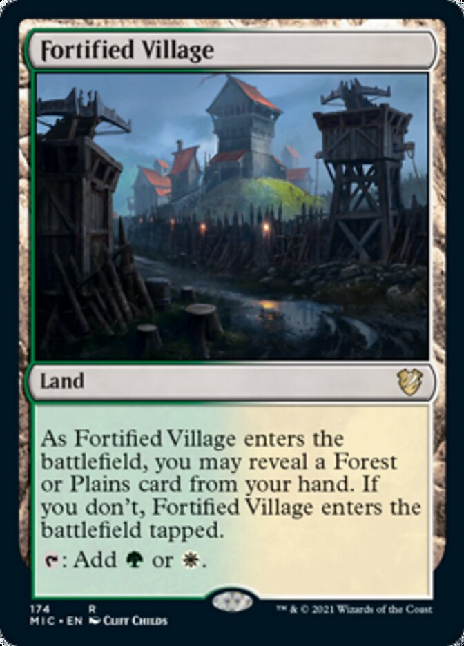 Fortified Village [Innistrad: Midnight Hunt Commander] | Good Games Morley