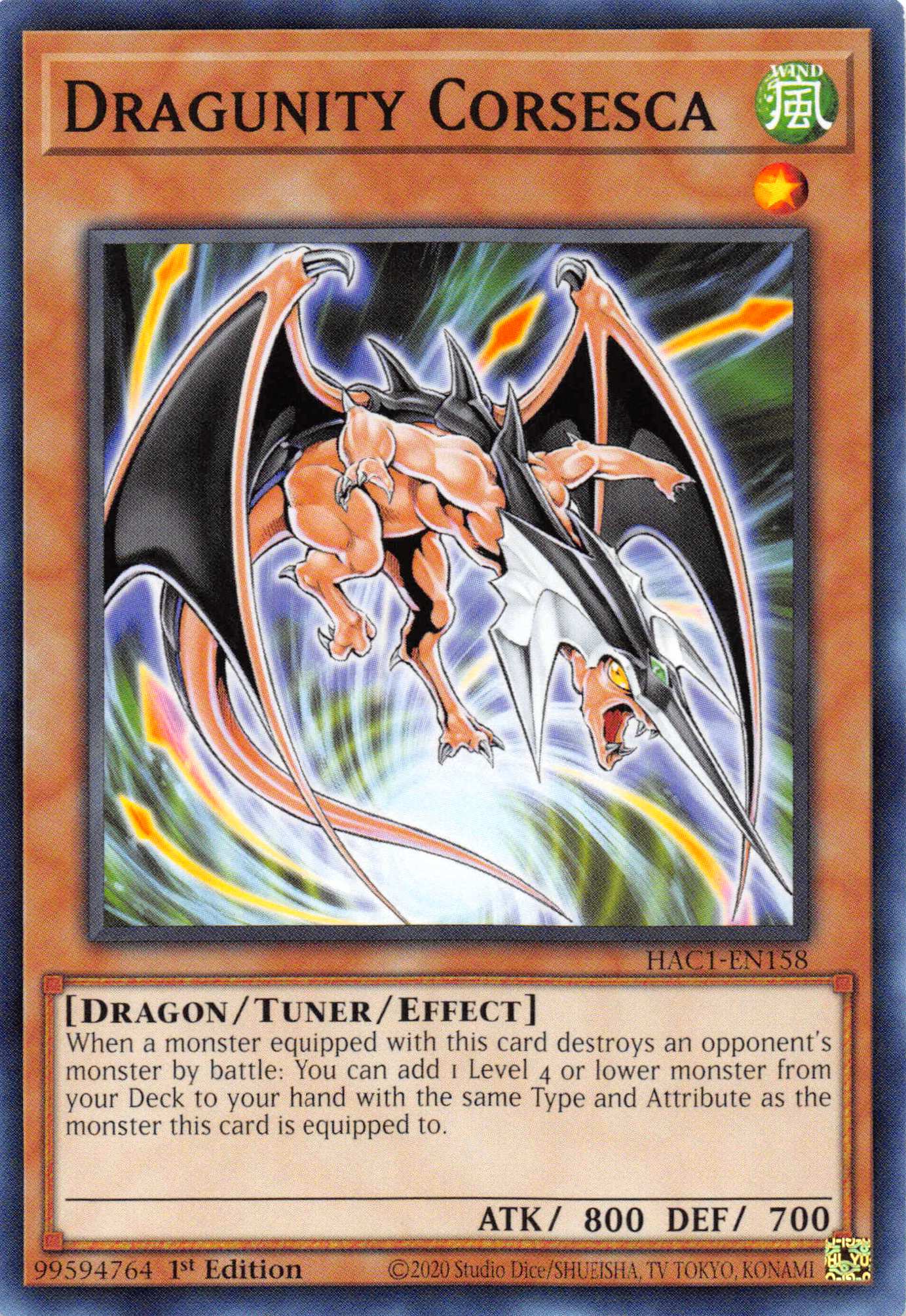 Dragunity Corsesca [HAC1-EN158] Common | Good Games Morley