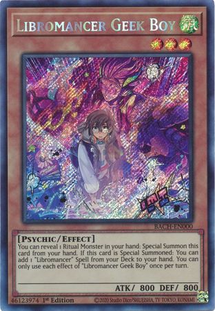 Libromancer Geek Boy [BACH-EN000] Secret Rare | Good Games Morley