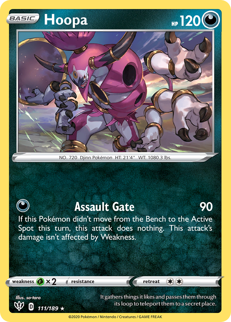 Hoopa (111/189) [Sword & Shield: Darkness Ablaze] | Good Games Morley