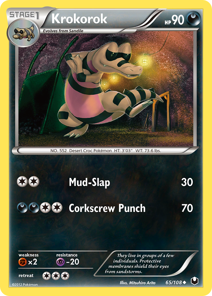 Krokorok (65/108) [Black & White: Dark Explorers] | Good Games Morley