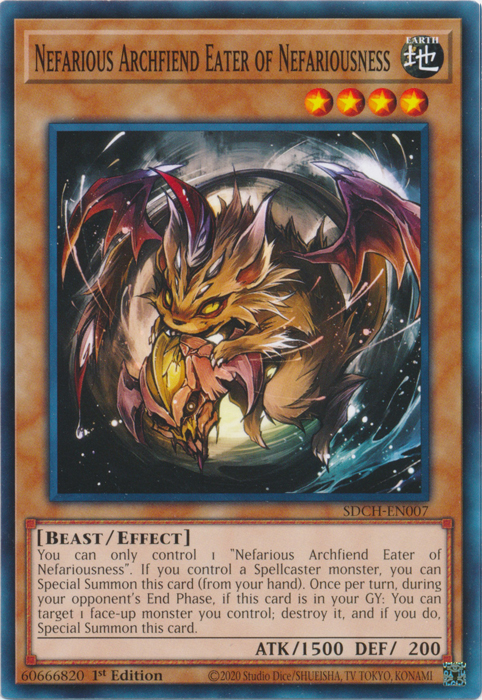 Nefarious Archfiend Eater of Nefariousness [SDCH-EN007] Common | Good Games Morley
