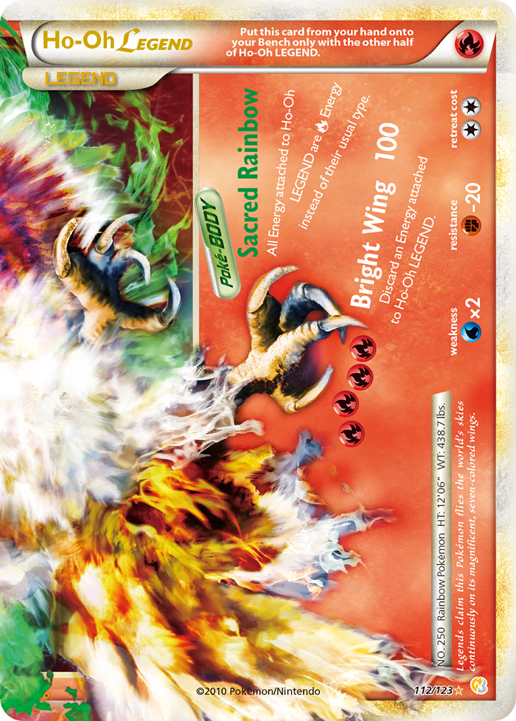 Ho-Oh LEGEND (112/123) [HeartGold & SoulSilver: Base Set] | Good Games Morley