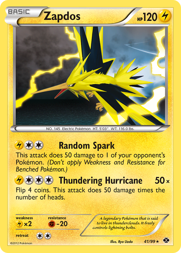 Zapdos (41/99) [Black & White: Next Destinies] | Good Games Morley