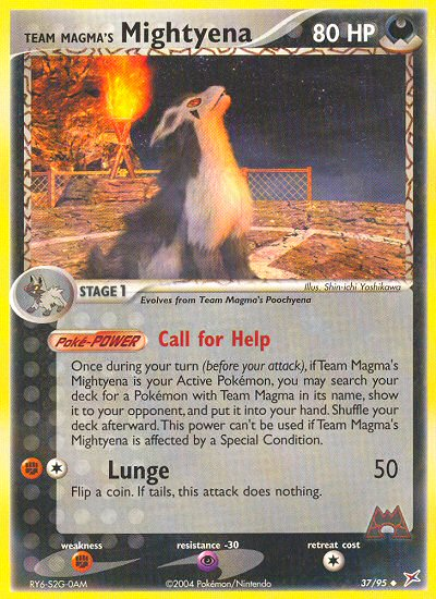 Team Magma's Mightyena (37/95) [EX: Team Magma vs Team Aqua] | Good Games Morley