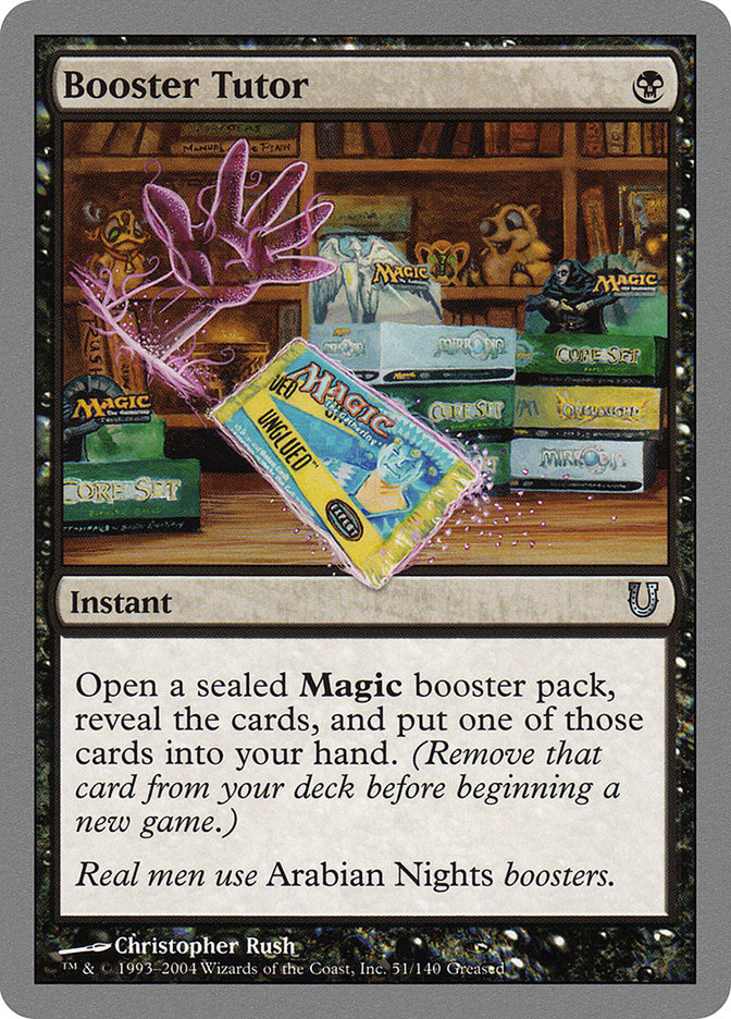 Booster Tutor [Unhinged] | Good Games Morley