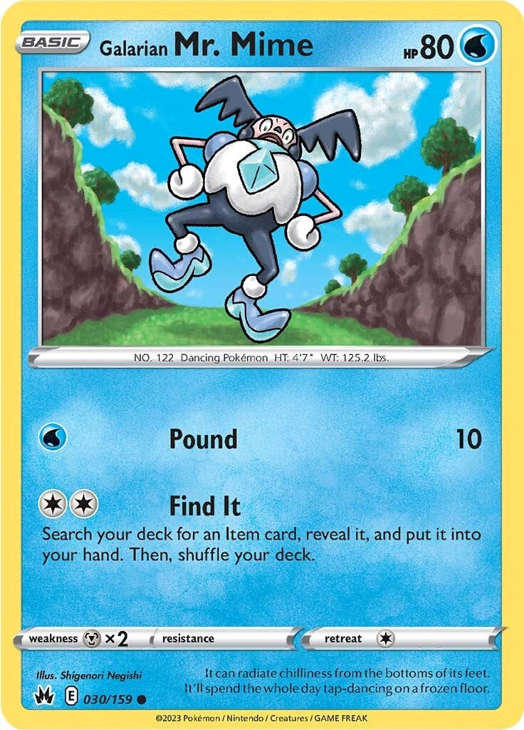 Galarian Mr. Mime (030/159) [Sword & Shield: Crown Zenith] | Good Games Morley