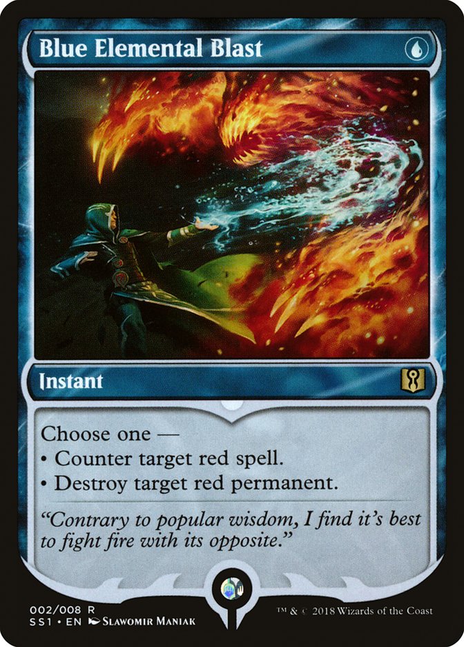 Blue Elemental Blast [Signature Spellbook: Jace] | Good Games Morley