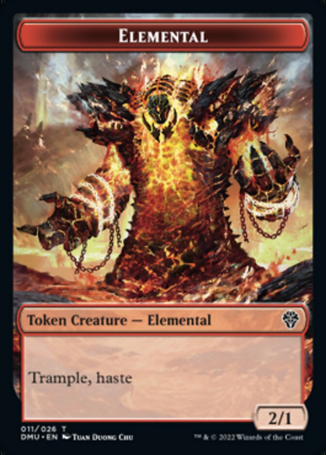 Elemental Token [Dominaria United Tokens] | Good Games Morley