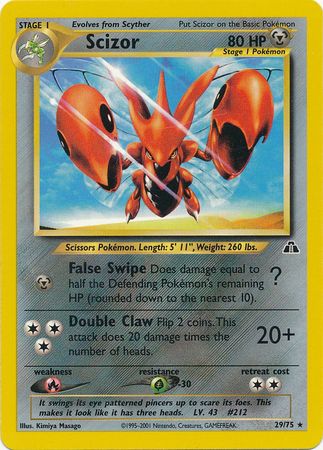 Scizor (29/75) [Neo Discovery Unlimited] | Good Games Morley