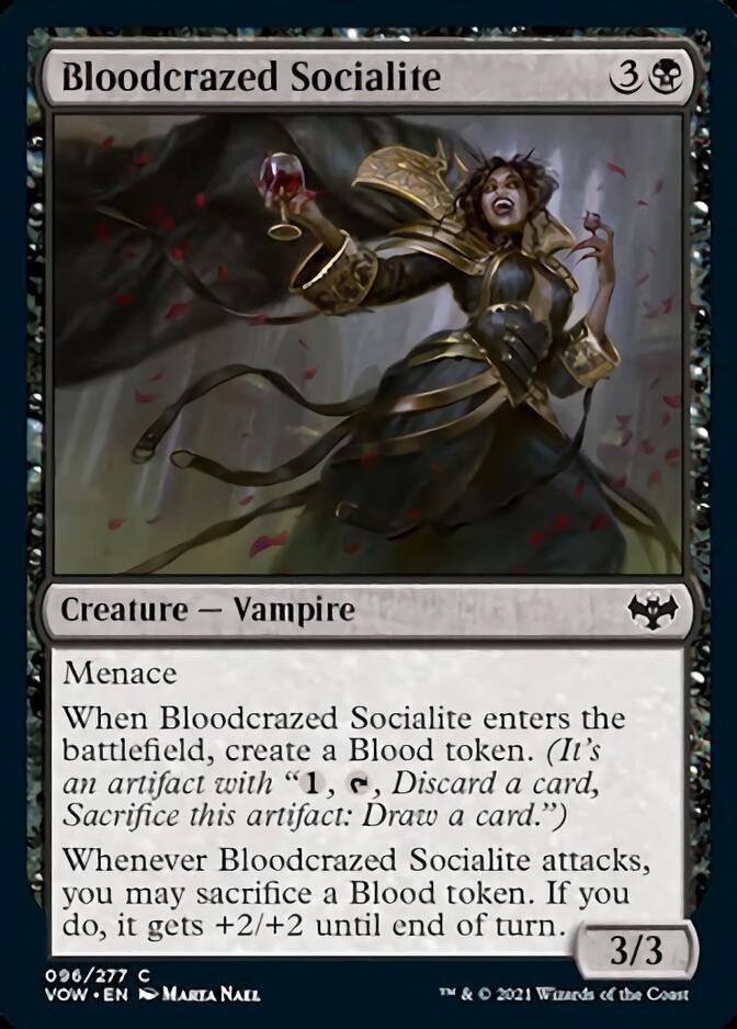 Bloodcrazed Socialite [Innistrad: Crimson Vow] | Good Games Morley