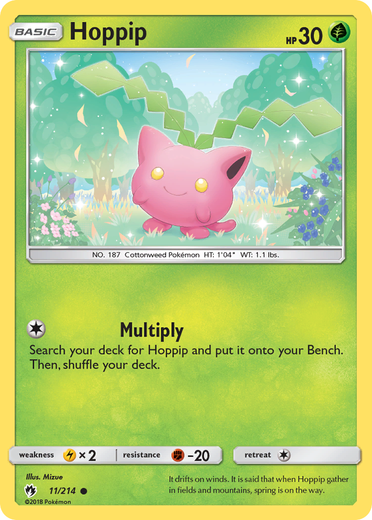 Hoppip (11/214) [Sun & Moon: Lost Thunder] | Good Games Morley