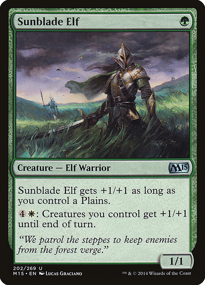 Sunblade Elf [Magic 2015] | Good Games Morley