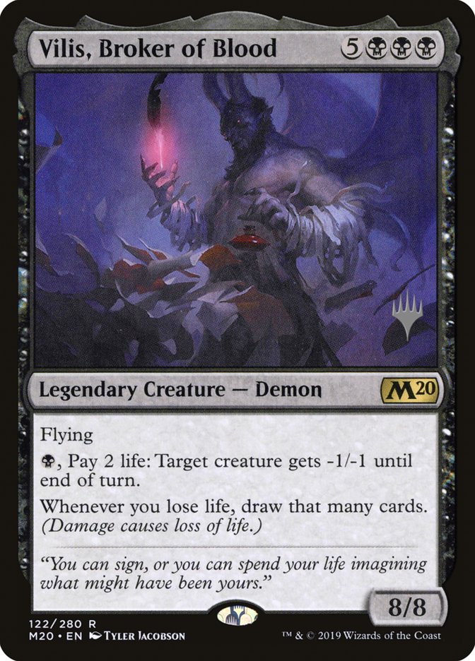 Vilis, Broker of Blood (Promo Pack) [Core Set 2020 Promos] | Good Games Morley