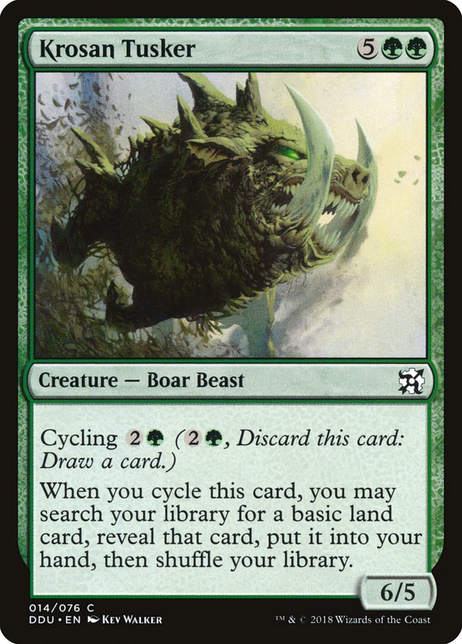 Krosan Tusker [Duel Decks: Elves vs. Inventors] | Good Games Morley