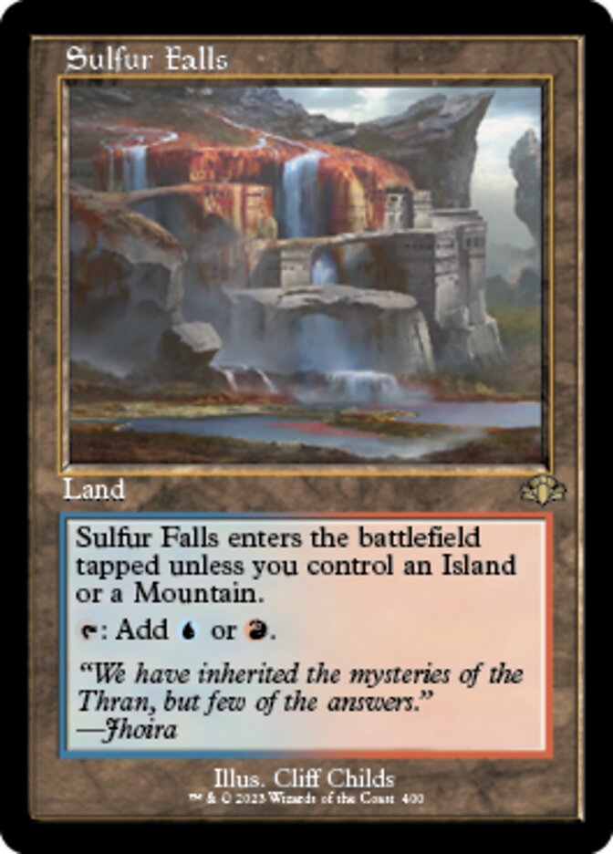 Sulfur Falls (Retro) [Dominaria Remastered] | Good Games Morley