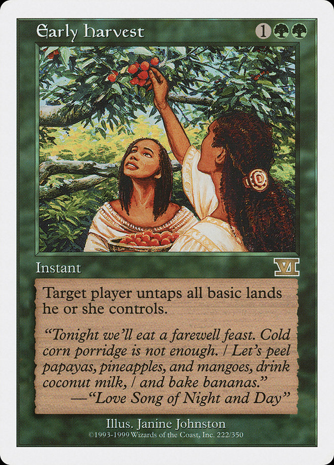 Early Harvest [Classic Sixth Edition] | Good Games Morley