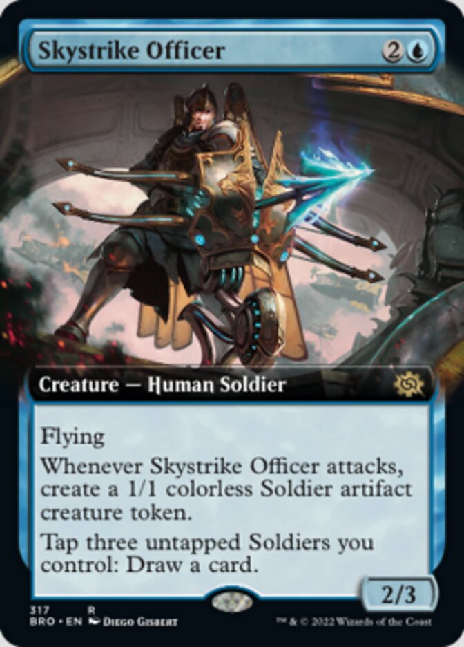 Skystrike Officer (Extended Art) [The Brothers' War] | Good Games Morley