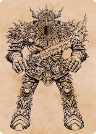 Iron Golem (Showcase) Art Card [Dungeons & Dragons: Adventures in the Forgotten Realms Art Series] | Good Games Morley