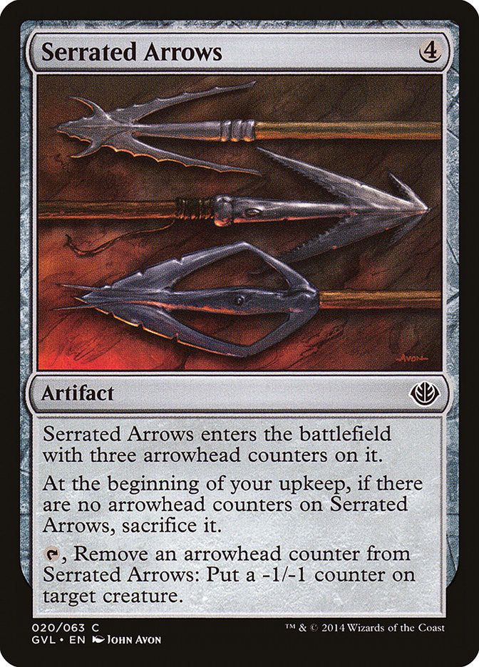 Serrated Arrows (Garruk vs. Liliana) [Duel Decks Anthology] | Good Games Morley