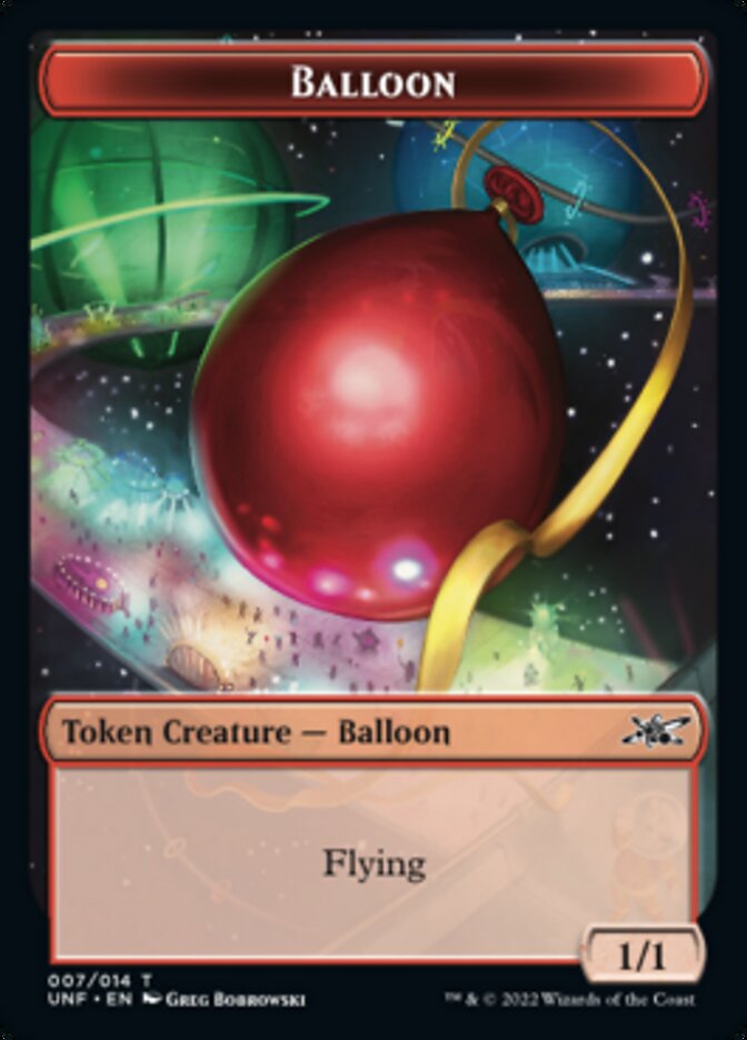 Balloon Token [Unfinity Tokens] | Good Games Morley