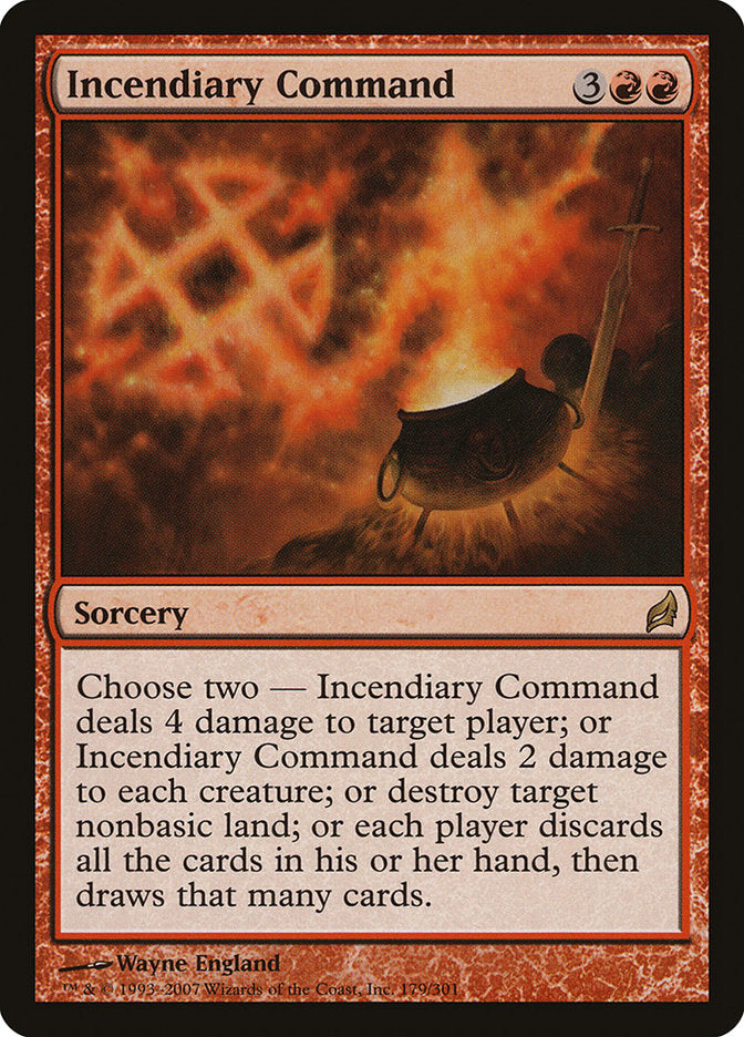Incendiary Command [Lorwyn] | Good Games Morley