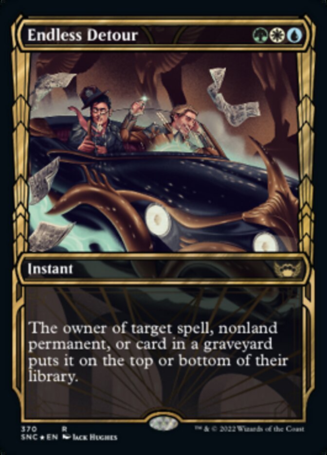 Endless Detour (Showcase Golden Age Gilded Foil) [Streets of New Capenna] | Good Games Morley