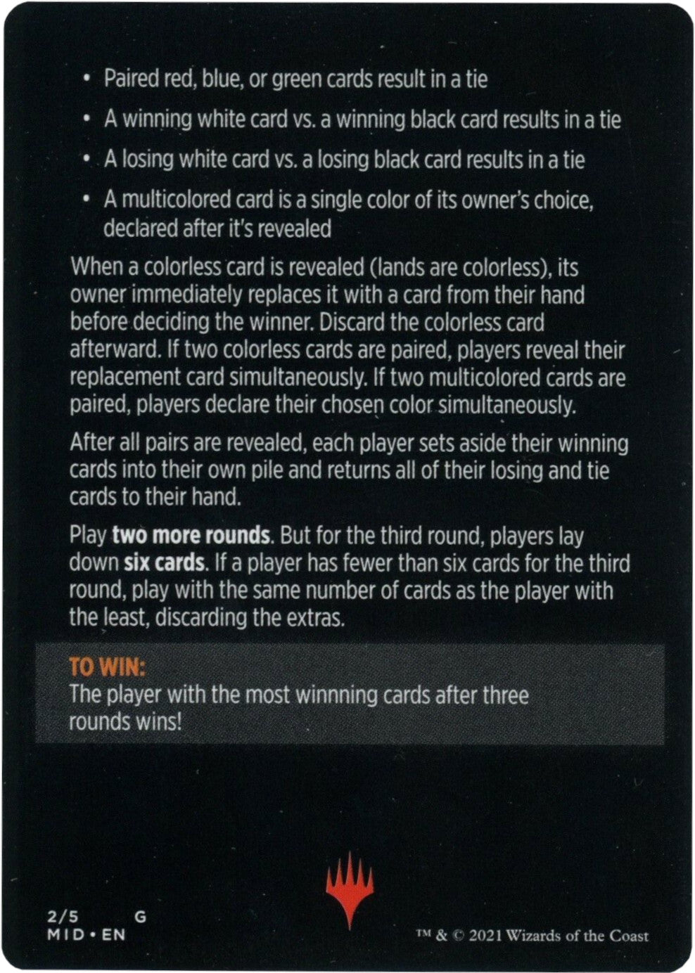 Day Vs. Night (Magic Minigame) [Innistrad: Midnight Hunt Minigame] | Good Games Morley