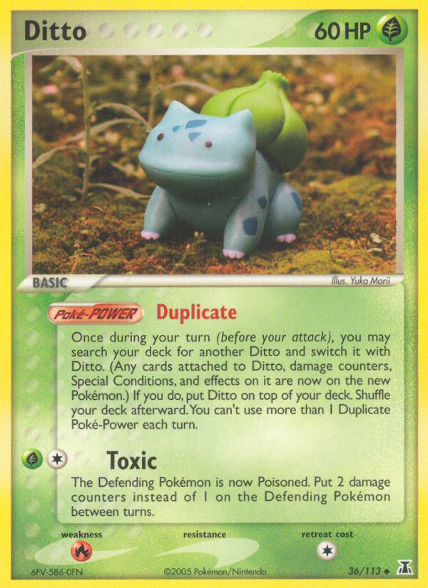 Ditto (36/113) [EX: Delta Species] | Good Games Morley
