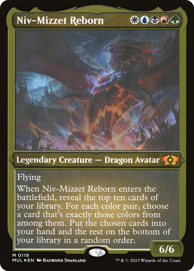 Niv-Mizzet Reborn (Foil Etched) [Multiverse Legends] | Good Games Morley