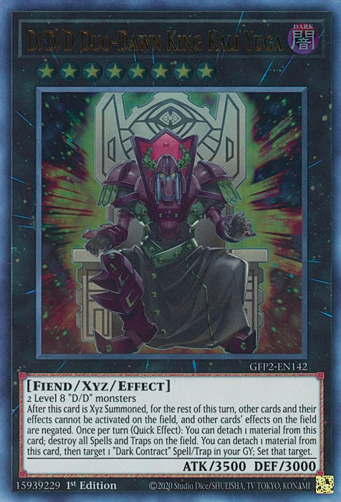 D/D/D Duo-Dawn King Kali Yuga [GFP2-EN142] Ultra Rare | Good Games Morley