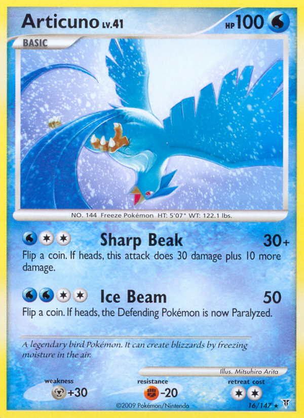 Articuno (16/147) [Platinum: Supreme Victors] | Good Games Morley