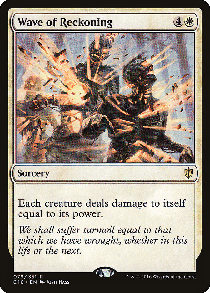 Wave of Reckoning [Commander 2016] | Good Games Morley