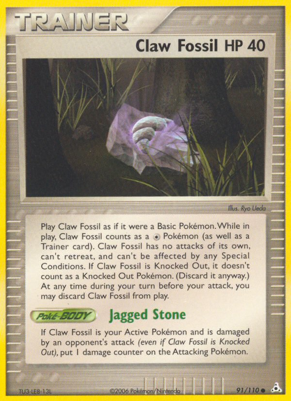 Claw Fossil (91/110) [EX: Holon Phantoms] | Good Games Morley