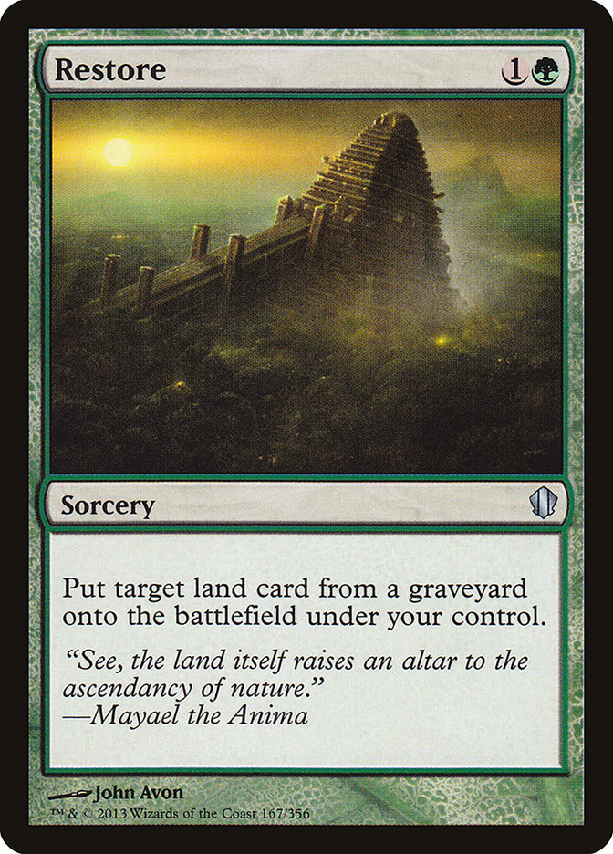 Restore [Commander 2013] | Good Games Morley
