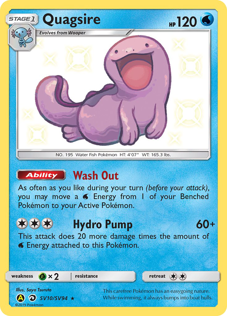 Quagsire (SV10/SV94) [Sun & Moon: Hidden Fates - Shiny Vault] | Good Games Morley