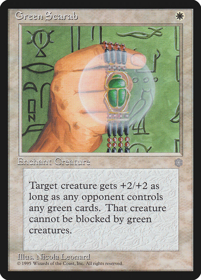 Green Scarab [Ice Age] | Good Games Morley