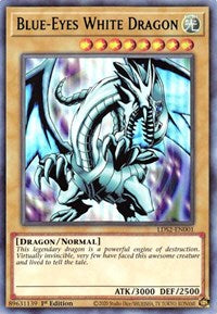 Blue-Eyes White Dragon (Green) [LDS2-EN001] Ultra Rare | Good Games Morley