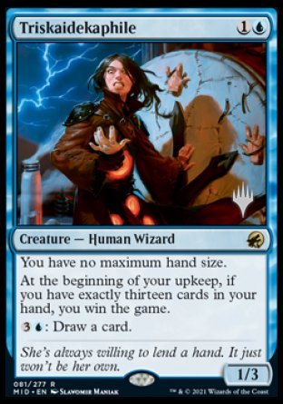 Triskaidekaphile (Promo Pack) [Innistrad: Midnight Hunt Promos] | Good Games Morley