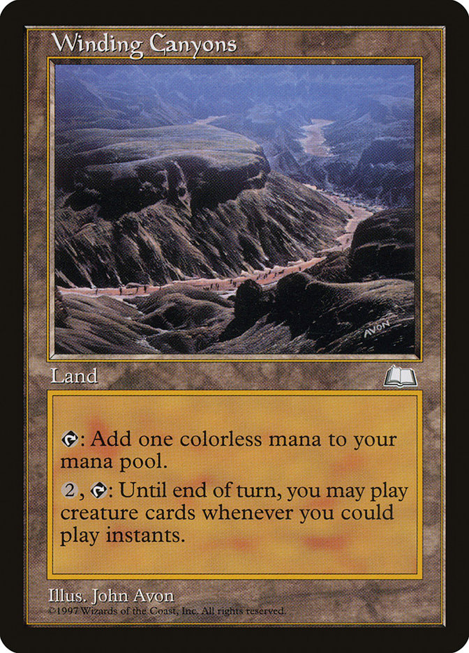 Winding Canyons [Weatherlight] | Good Games Morley