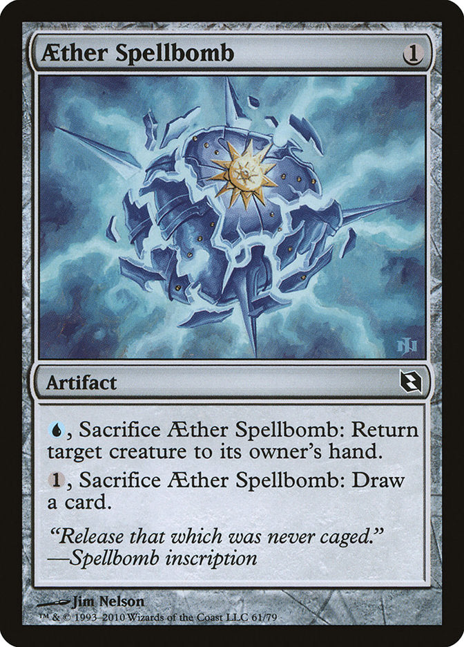 Aether Spellbomb [Duel Decks: Elspeth vs. Tezzeret] | Good Games Morley