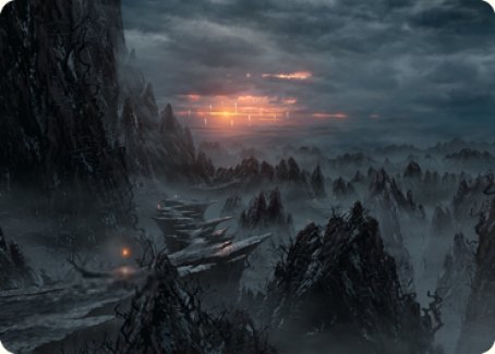 Sundown Pass Art Card [Innistrad: Crimson Vow Art Series] | Good Games Morley